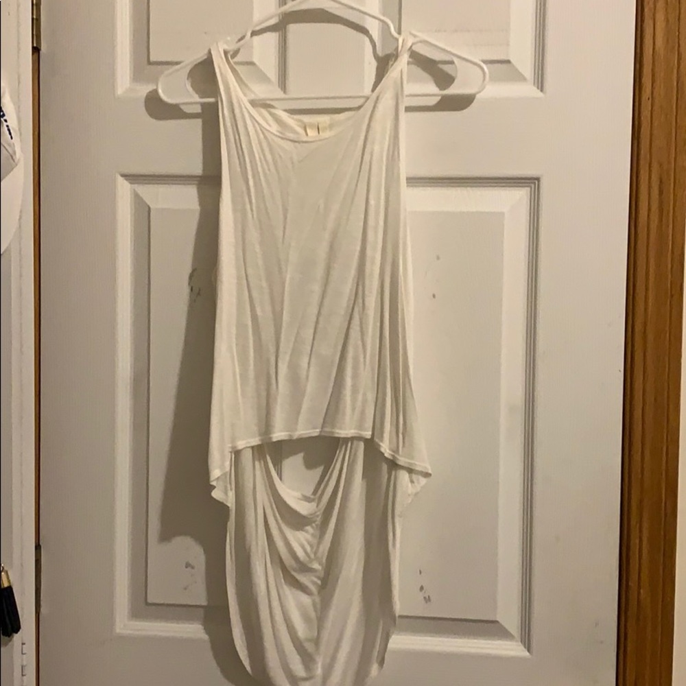 Open back tank top